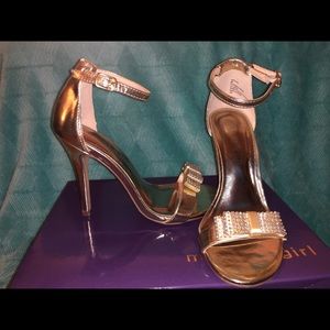 Gold heels